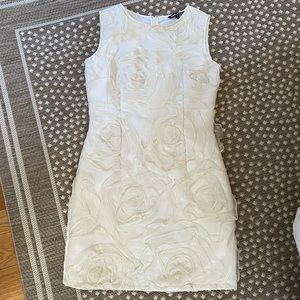 Gorgeous white🌸 silk dress NWOT